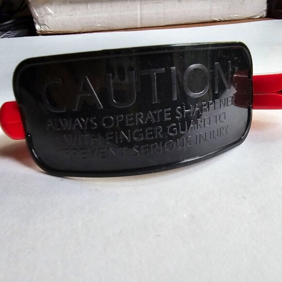 Big Bend Stainless Steel Blade Sharpener With Finger Guard - 6.5" Safety Grip Ha - Picture 3 of 9